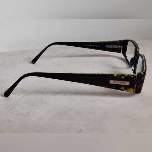 Authentic Chanel Reading Eye Glasses Frame w/Case model 3122 963 - Picture 8 of 12